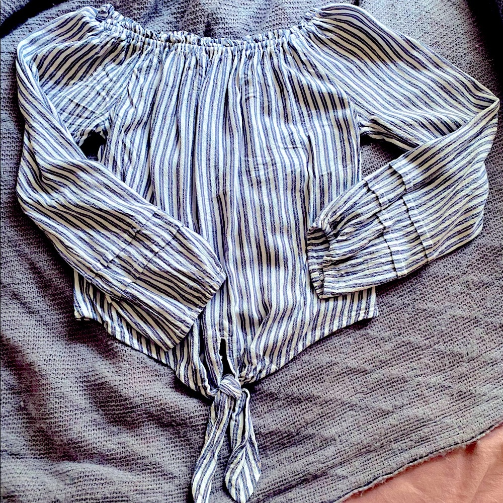 Hollister off the shoulder top